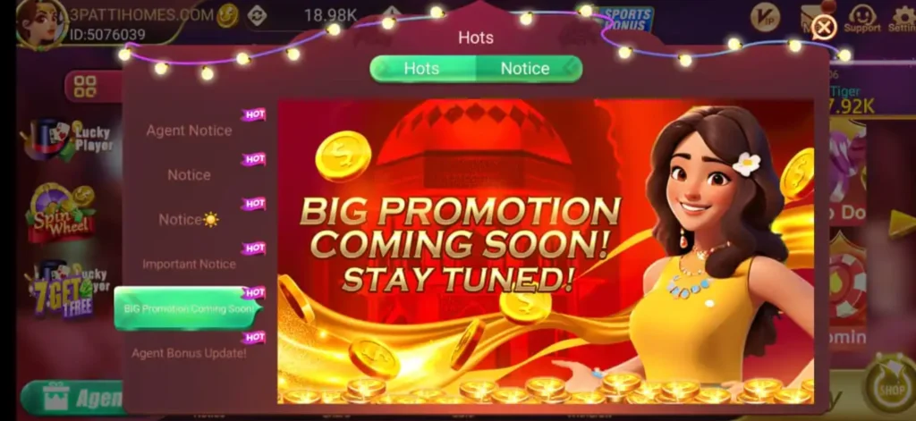 Features of 3 Patti Gold