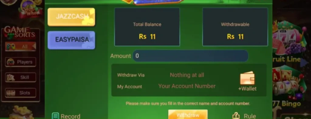 How to Deposit & Withdraw Money in 3 Patti Crown