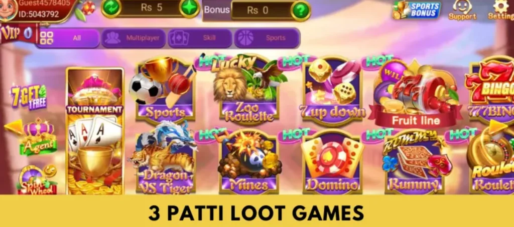 Key Features of 3 Patti Loot