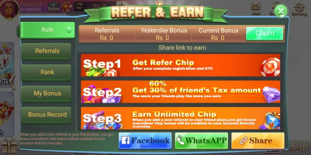 refer and earn