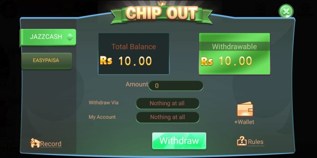 3 Patti Winner APK refer and earn bonus screen