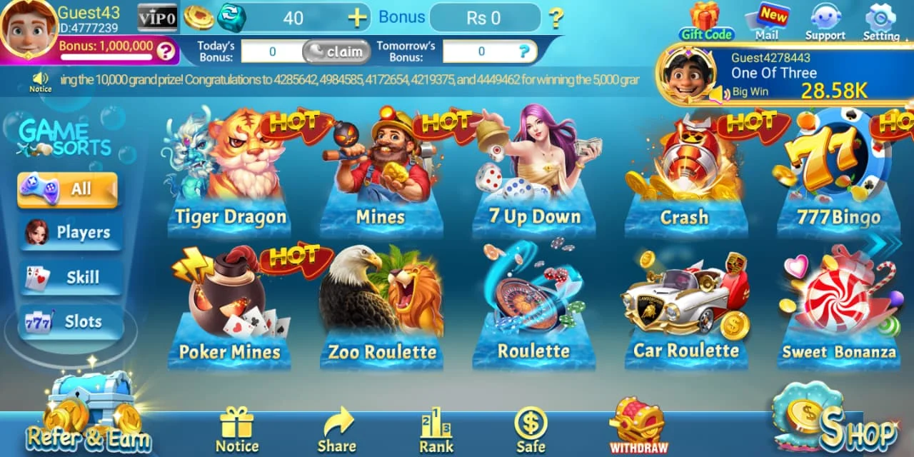 Slot Royal casino-style games